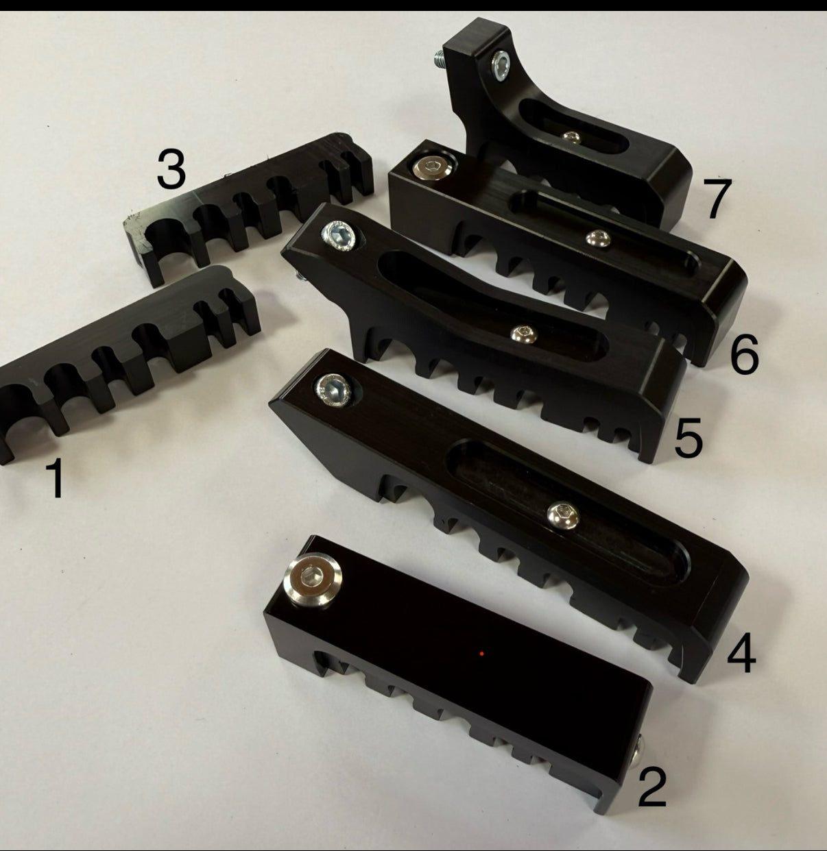 Mitsubishi Lancer Evo 7 8 9 Billet Fuel Line Bracket Set