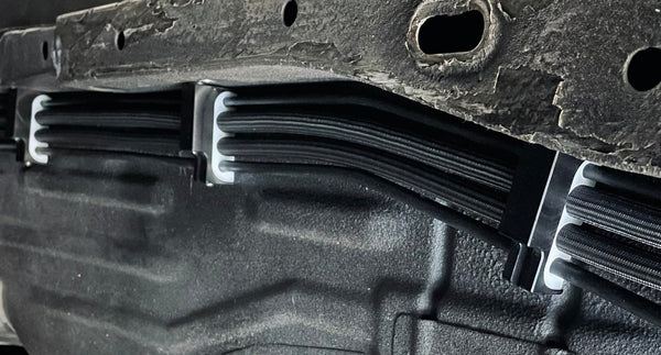 Nissan Pulsar N14 Billet fuel line bracket kit (FWD)