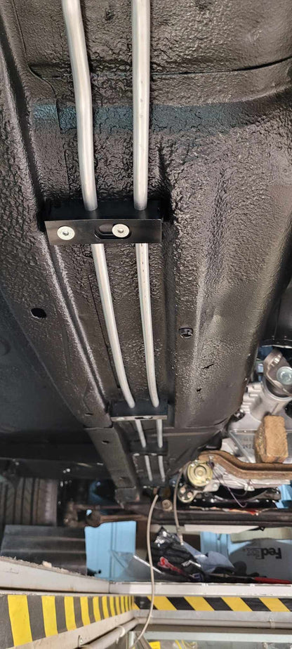 Mazda RX3 808 Billet Fuel Line Bracket Set