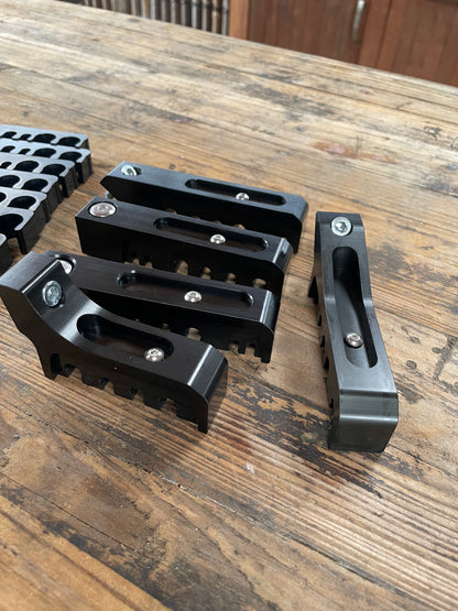 Mitsubishi Lancer Evo 7 8 9 Billet Fuel Line Bracket Set