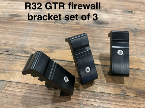 R32 GTR Skyline brake line bracket set