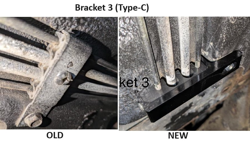 Mazda RX7 FC Billet Fuel Line Bracket Set