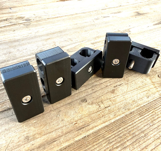 BMW M30 Engine Billet Fuel Line Bracket Set of 5