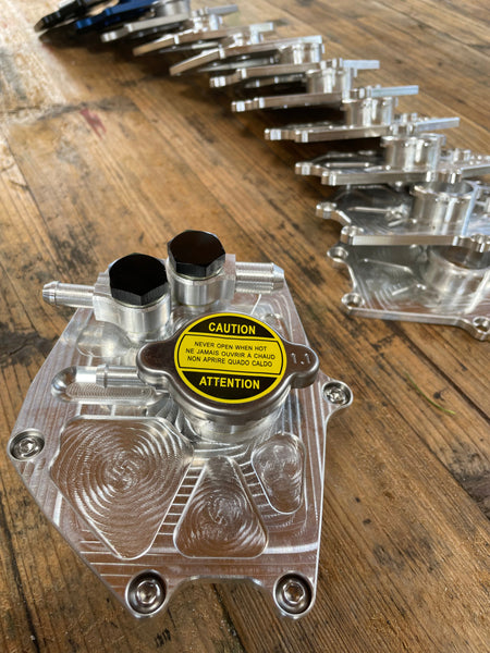 Subaru WRX, GD, Forester SG, coolant expansion tank billet top