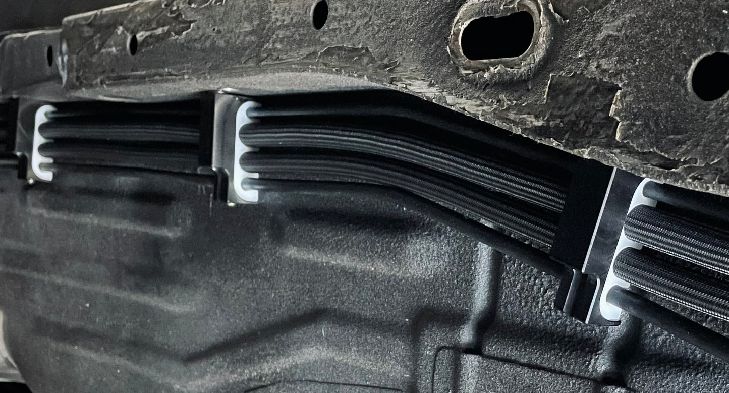 Nissan C33 Laurel Billet Fuel Line Bracket Set