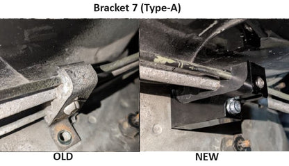 Mazda RX7 FC Billet Fuel Line Bracket Set