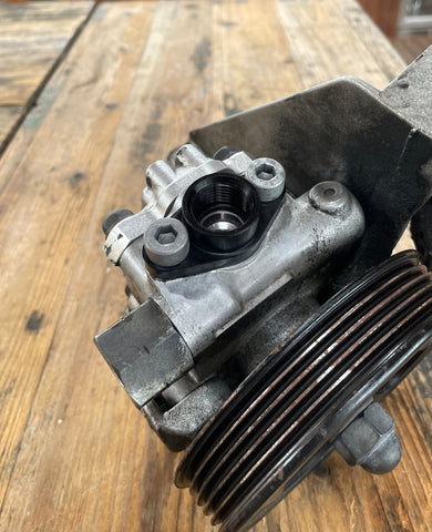 Subaru GC8 power steering inlet adaptor