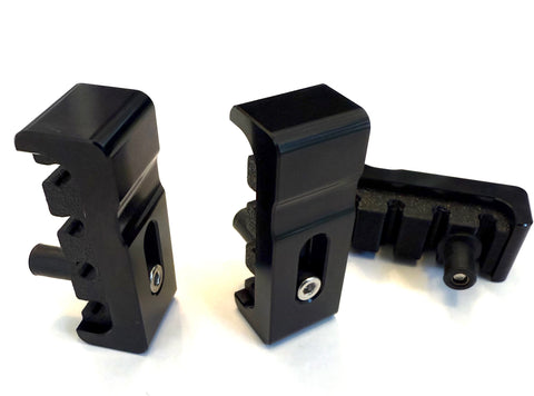 Billet brake line bracket set, Suit Nissan R33, R34, S15, S14 and C34.