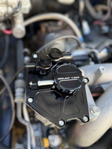 Subaru WRX, GC, GF, Forester SF ,Liberty/Legacy BE, BH, B4 coolant expansion tank billet top