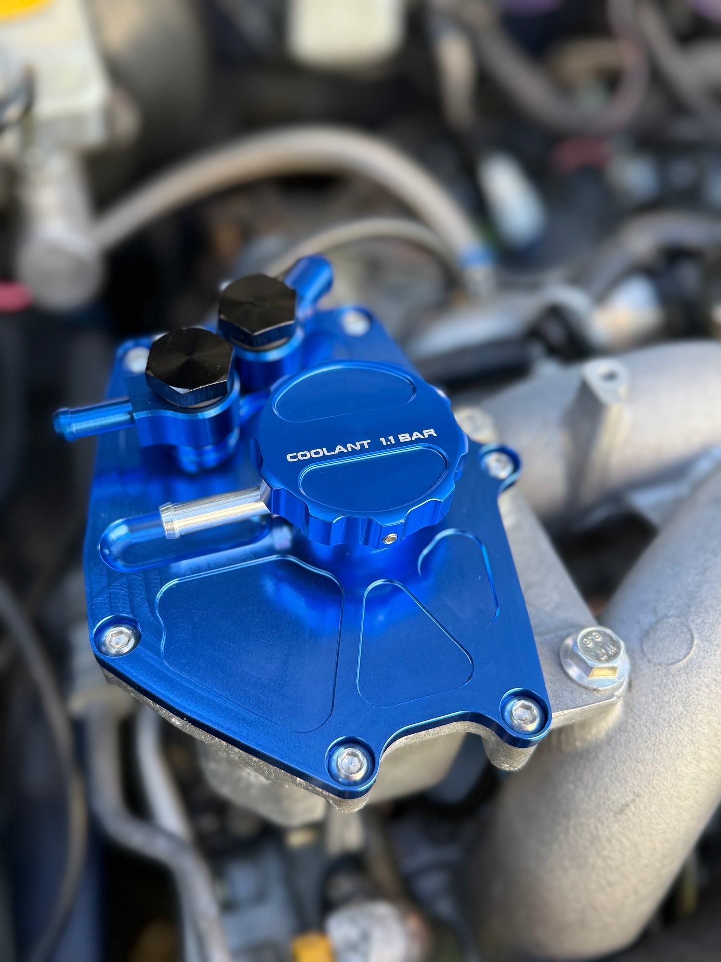 Subaru WRX Forester Impreza Billet Coolant Expansion Tank Top GD SG XT