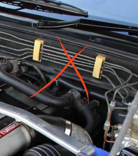 R32 GTR Skyline brake line bracket set