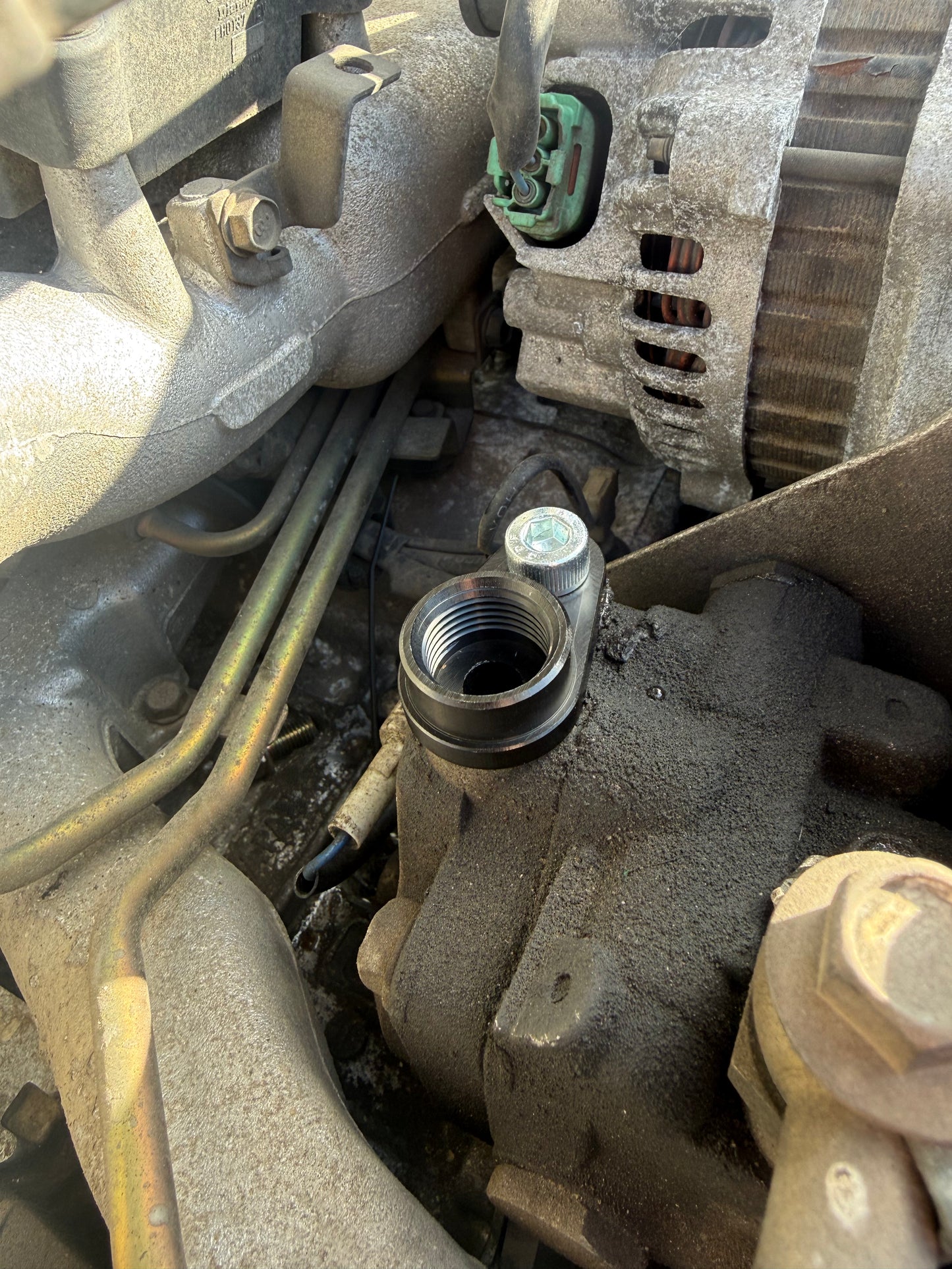 Subaru Steering Inlet Adaptor Single Bolt