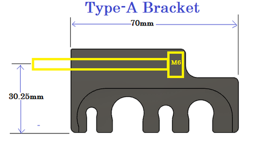 Nissan S13 180SX 200SX Billet Fuel Line Bracket Set