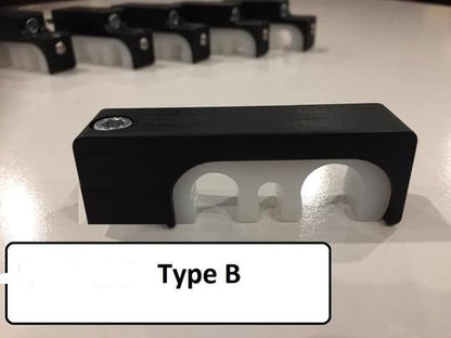 Nissan C34 Stagea Billet Fuel Line Bracket Set