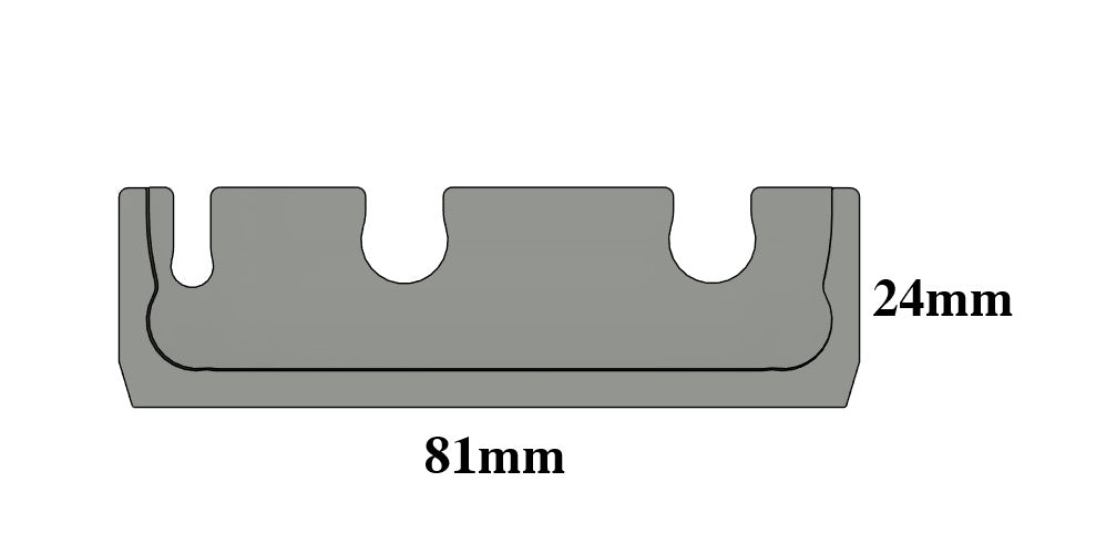 Mazda RX3 808 Billet Fuel Line Bracket Set