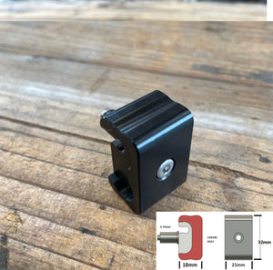 Universal 1-SLOT brake/small line mounting bracket (1 bracket)