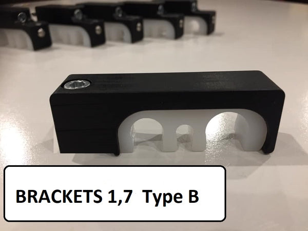 R33 GTR GTS fuel line bracket set