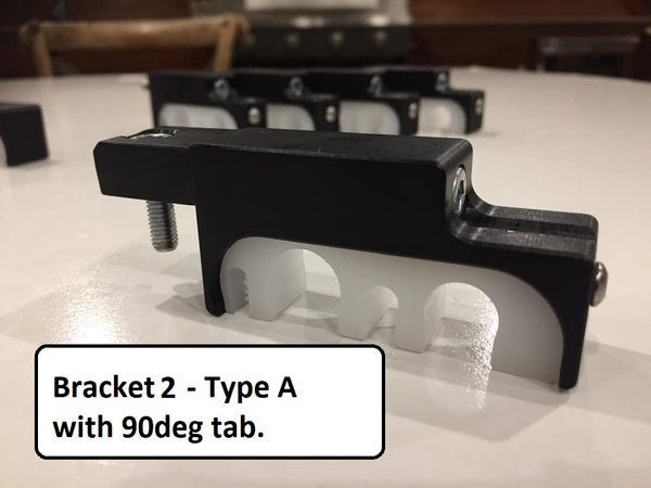 R33 GTR GTS fuel line bracket set