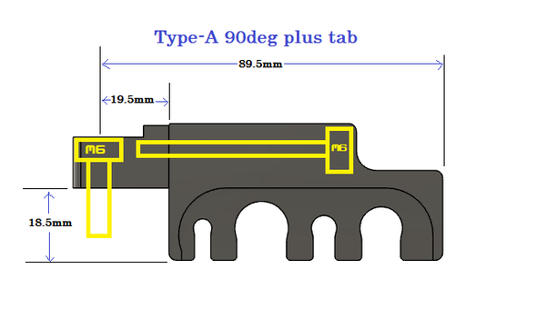 R34 GTR GTT fuel line bracket set