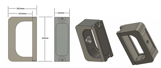 Universal Billet Fuel line brackets - Suit Holden, Ford, Chev etc.