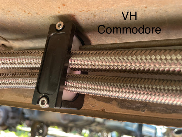 Universal Billet Fuel line brackets. Suit Holden, Ford, Chev etc. $39AUD each.