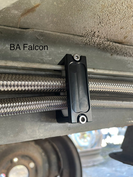 Universal Billet Fuel line brackets. Suit Holden, Ford, Chev etc. $39AUD each.