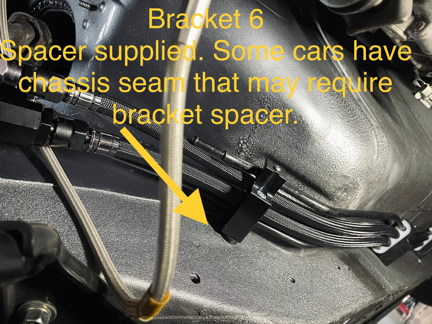 Nissan S15 200SX Silvia Billet Fuel Line Bracket Set