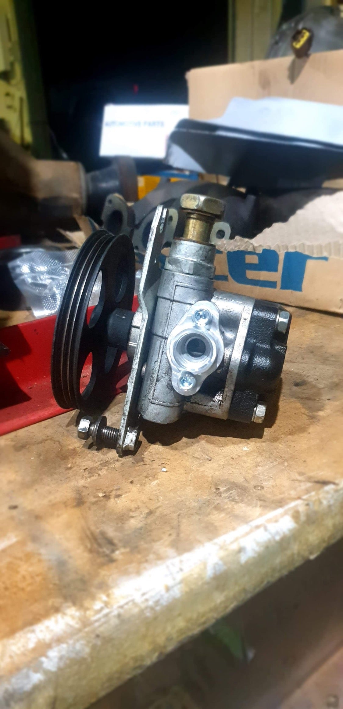 Nissan Skyline R33 RB25 Power Steering Inlet Adaptor