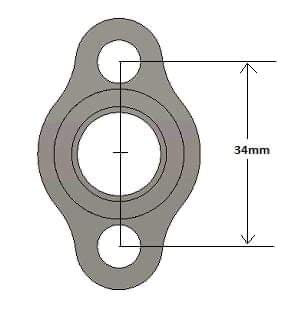 Nissan Skyline R33 RB25 Power Steering Inlet Adaptor