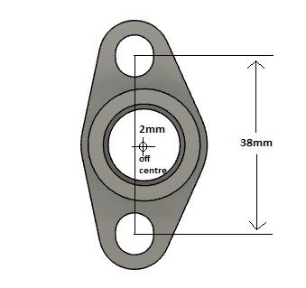 R34, S14 power steering inlet adaptor