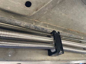 Universal Billet Fuel line brackets. Suit Holden, Ford, Chev etc. $39AUD each.