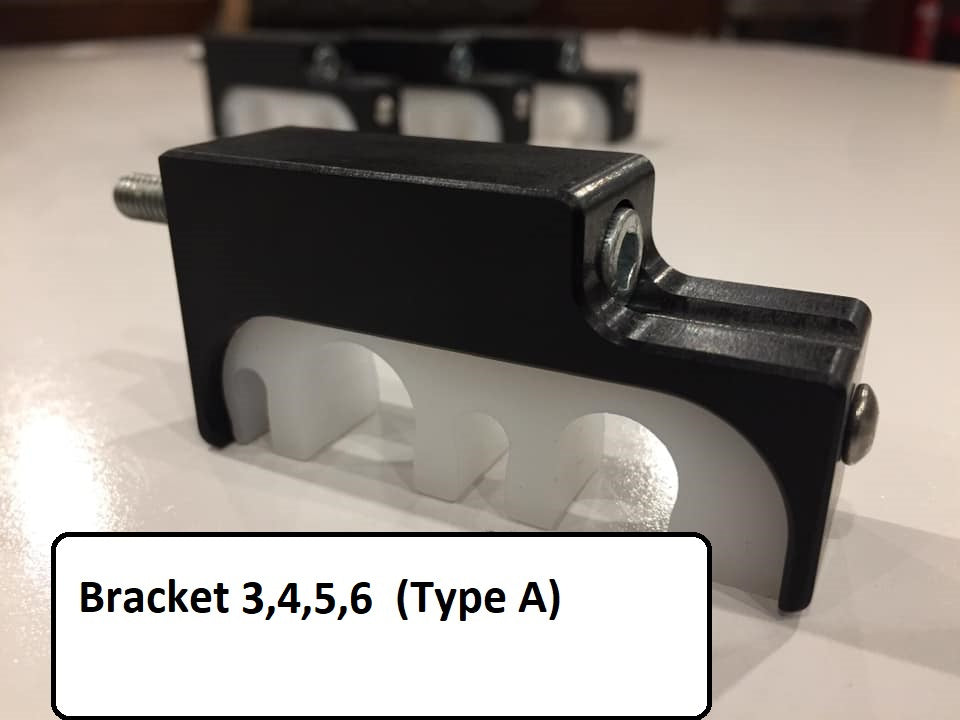 Nissan Skyline R33 GTR GTS Billet Fuel Line Bracket Set